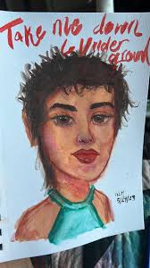 Portrait drawing facial feature placement