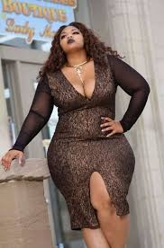 Clubwear for plus size women. Check Out This South African Beautiful Plus Size Woman Celebrities Nigeria