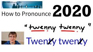 How To Pronounce 2020 Youtube