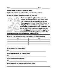 Phonological awareness extends into phonics when a child understands that letters make sounds and those letters create words. Reading Comprehension Worksheet Jolly Phonics Jolly Phonics Reading Comprehension Worksheets Comprehension Worksheets
