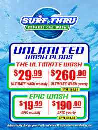Car Wash Monthly Plans Unlimited Car Washes