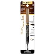 L Oreal Paris Brow Stylist Shape Fill 400 Blonde 0 45oz Brow Stylist Loreal Paris Tweezing Eyebrows