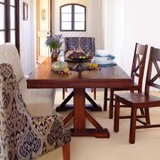 Mahogany Verona Trestle Table Dining Table Dining Room Banquette Wooden Dining Table Rustic
