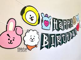 Birthday Card Printable Free Bts Happy Birthday This Item Is Unavailable Bts Happy Birthday Birthday Banner Free Printable Birthday Banner