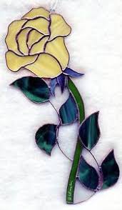 Border stones are made to either circle a tree or plant or to meander along the edge of there are several programs that you can use to print or edit the pattern. Stained Glass Flower Rose Yellow Suncatcher R053 Ebay Stained Glass Flowers Stained Glass Rose Stained Glass Paint