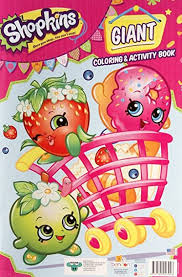 This awesome book comes with so many different. Shopkins Giant Coloring And Activity Book 11 X 16 Amazon Ca Home
