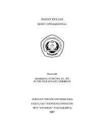 Check spelling or type a new query. Pdf Riset Operasional Nur Suci Adhitya Academia Edu