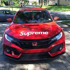 Supreme Type-r Owner- Super_swaggie Fk8 Redtyper Hondacivic Racecar Luxury Fastcar Supreme Supremeny Tag