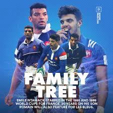 Family:his father is former french rugby star émile ntamack. Rugbypass On Twitter Can He Beat His Fathers 3rd Place Finish In 95 Ntamack Frenchrugby Rugbyworldcup