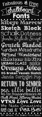 Web site bitfontmaker lets you design, create, and download your own fonts. Fabulous Free Chalkboard Fonts