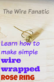 Wire wrapped rose ring tutorial by misluo today she is here to show us how to make a gorgeous wire wrapped rose ring! Wire Wrapped Rose Ring Tutorial The Wire Fanatic