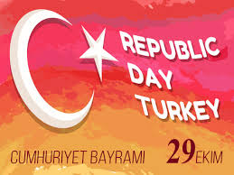 The annual celebrations start at 1:00 pm on 28 october and continue for 35 hours. Republic Day Turkey Congratulation Poster Tasmeemme Com