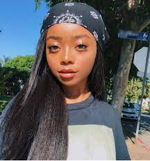 Skai Jackson Skaijackson Twitter Bandana Hairstyles Straight Hairstyles Brazilian Straight Human Hair