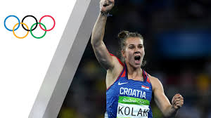 Throwing the javelin was one of the five events of the pentathlon. Sara Kolak Becomes Javelin Olympic Champion Youtube