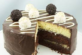 Frangelico Dark Chocolate Ganache Is Sandwiched Between White Chocolate And Dark Chocolate Cake L Dark Chocolate Cake Recipes Cake Recipes Dark Chocolate Cakes