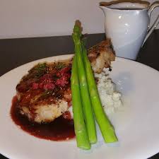 Pan Seared Pork Chop With Raspberry Balsamic Reduction And Cauliflower Couscous Chefbrycetay Pan Seared Pork Chops Seared Pork Chops Food Network Recipes