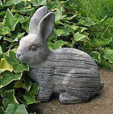 You can use a styrofoam ball dipped in cement to make a concrete garden spheres ball. Latex Mould To Make Garden Ornament 3 Small Rabbits Concrete Plaster Garden Decor Home Garden