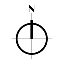 North Arrow 27 Architecture Symbols Arrow Silhouette Geometric Heart Tattoo