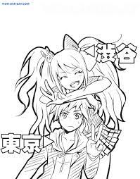 Each printable highlights a word that starts. Danganronpa Coloring Pages 80 Printable Coloring Pages