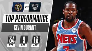 Durant jogs off the court during the game against the toronto raptors. Kevin Durant Fills It Up With 34 Pts 9 Reb 13 Ast In The Nets Victory Youtube