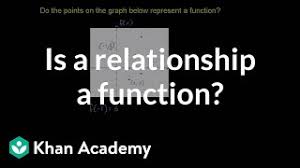 How do you figure out if a relation is a function? Testing If A Relationship Is A Function Video Khan Academy
