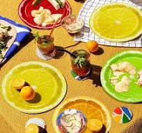 Amazon.com: PTECDROTS 80PCS Lemon Slices Paper Plates, 9 ...