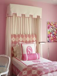 Headboard Valance Transitional Girl S Room Katie By Design Girl Room Inspiration Girls Bedroom Girly Room