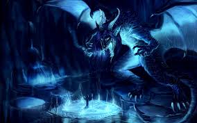 Black And Blue Dragon Logo Blue Free Wallpaper And Screensavers Blue Dragon Fire Dragon Dragon Drawing