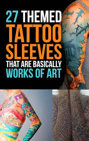 The ideal site for tattoo addicts who are struggling to find inspiration for. 27 Themed Tattoo Sleeves That Are Basically Works Of Art