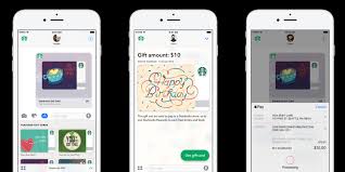 All you'll need to do is make sure you have the starbucks app installed on your iphone. Starbucks For Iphone Adds Imessage App For Sending Gift Cards With Apple Pay More 9to5mac