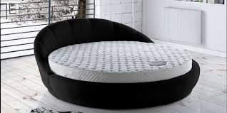 Rundbett Maya Velour Designer Bett Bett Matratze