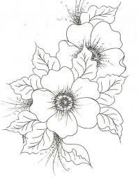 42 Simple And Easy Flower Drawings For Beginners Cartoon District Flower Drawing Drawings Embroidery Patterns