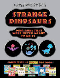 These worksheets include among others: Buy Worksheets For Kids Strange Dinosaurs Cut And Paste This Book Comes With A Collection Of Downloadable Pdf Books That Will Help Your Child Make An Control Develop Visuo Spatial Skills
