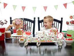 Favorite add to vintage inspired gingerbread cookies recipe flour sack towel simzig. Host A Kid Friendly Gingerbread House Decorating Party Hgtv