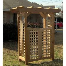 Shop with afterpay on eligible items. Threeman Products Cedar Deluxe Classic Style Garden Arbour Natural Wayfair Ca