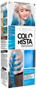 Hold the can four to six inches away from dry hair and spray wherever you want. L Oreal Paris Colorista Wash Out Temporary Coloring 16 Ocean