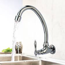 wall mount kitchen faucet gooseneck