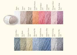 Cotton Cashmere Rowan 50g Full Color Card Latvian Crafts