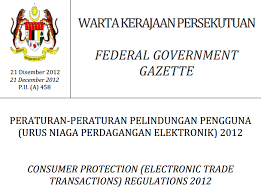 Do you know that starting from 1 july 2013, all businesses and services conducted online will have to comply with the consumer protection (electronic trade transactions) regulations 2012 (regulations)? New Regulations For E Commerce Business Are You Ready Or Risking Huge Fines Ecinsider