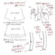 スカートの裾縫い 漢字間違い 敏 畝 裾の点が抜けてました スカートやワンピースの裾が カーブしているデザインの場合 カーブが強いと縫い代をそのまま折り上げられないので 型紙は見返し始末にしますが それほどでもないなら そのまま縫い代をつけて折り