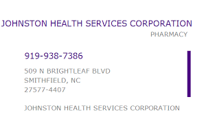 1588069181 Npi Number Johnston Health Services Corporation Smithfield Nc Npi Registry Medical Coding Library Www Hipaaspace Com C 2020