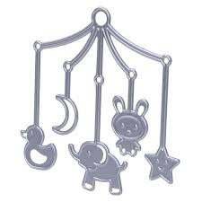 Select the colors you would like to use for your cards, and place them one at a time in the embossing folder. Demiawaking Baby Chime Toy Cutting Dies Stencil Frame Diy Decoration Embossing Template For Scrapbooking Album Paper Card Making Arts Crafts Home Kitchen Cate Org