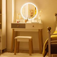 We did not find results for: Amazon Com Charmaid Vanity Set With Lighted Mirror 3 Color Touch Screen Dimming Mirror Adjustable Brightness Bedroom Vanity Makeup Dressing Table With 4 Drawers And Cushioned Stool For Girls Women Kitchen Dining