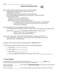 Subsequently, we consider its solubility. Solubility Curve Practice Problems Worksheet 1