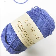 These cute little skeins of cotton are just begging to be used in your next summer project! Rowan Handknit Cotton Yarn 100 Cotton Blue Diana Color 287 Etsy Cotton Yarn Hand Knitting Yarn