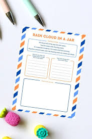 How to draw beautiful clouds worksheet. How Clouds Make Rain Shaving Cream Experiment Hunny I M Home