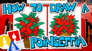 Draw a stick figure of a soccer player in a kicking position. How To Draw A Poinsettia Youtube