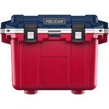Red, white and blue star 4th of july water marble design! 30qt Elite Cooler Pelican Official Store