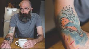 If your answer is yes, now you don't need to search for them anymore. Fatherhood Done Right The Father Who Tattooed His Son S Drawings On His Arm Art Sheep