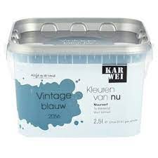 karwei vintage blauw 2056 muurverf slaapkamergeluk kleuren